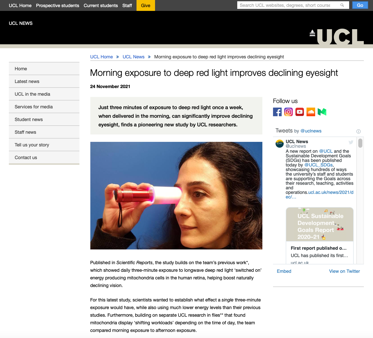 UCL News